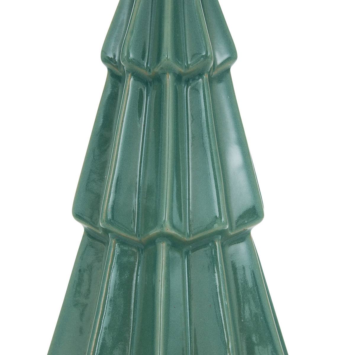 Sapin de Noël décoratif en céramique vert H. 22 cm vert, FEERIC LIGHTS & CHRISTMAS