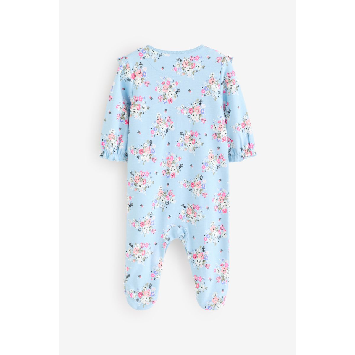 Dors-bien à fleurs 100 % coton, lot de 3 bleu, NEXT