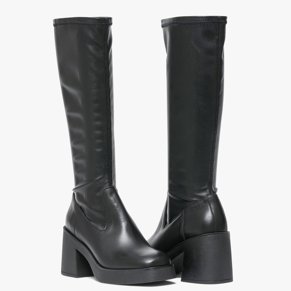 Botte À Talon en cuir FREDDY noir, BOCAGE