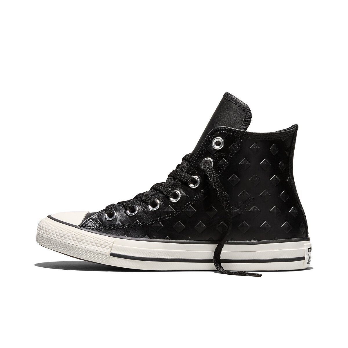 Sneaker CHUCK TAYLOR ALL STAR HI STUDDED LEATHER schwarz, CONVERSE