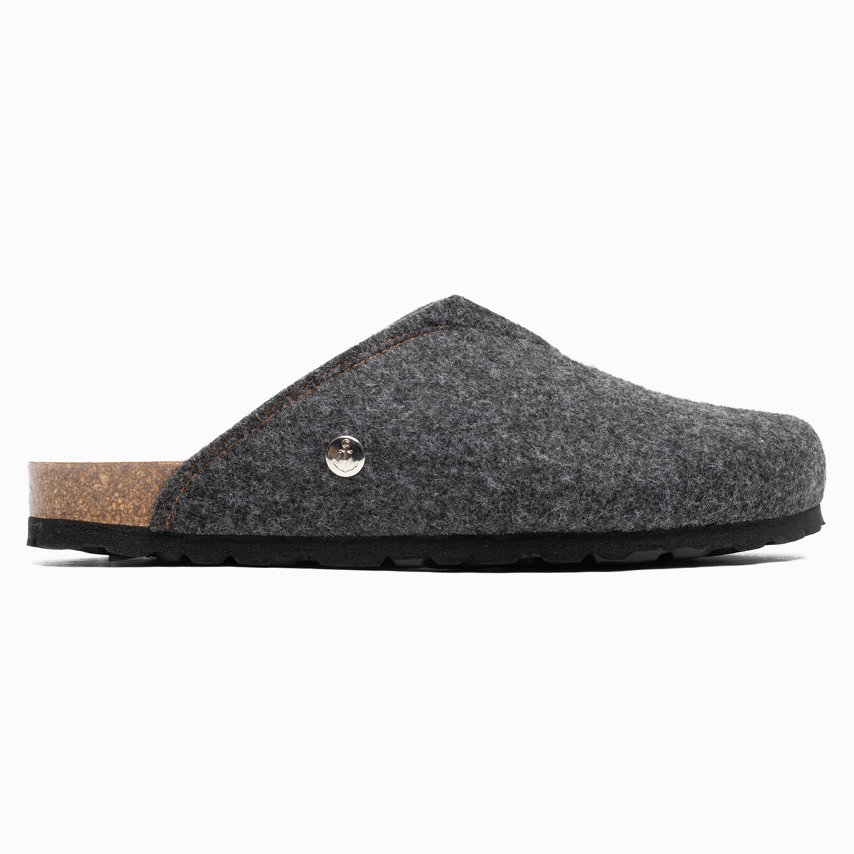 Sabots en cuir FUDJI pour homme anthracite, BAYTON