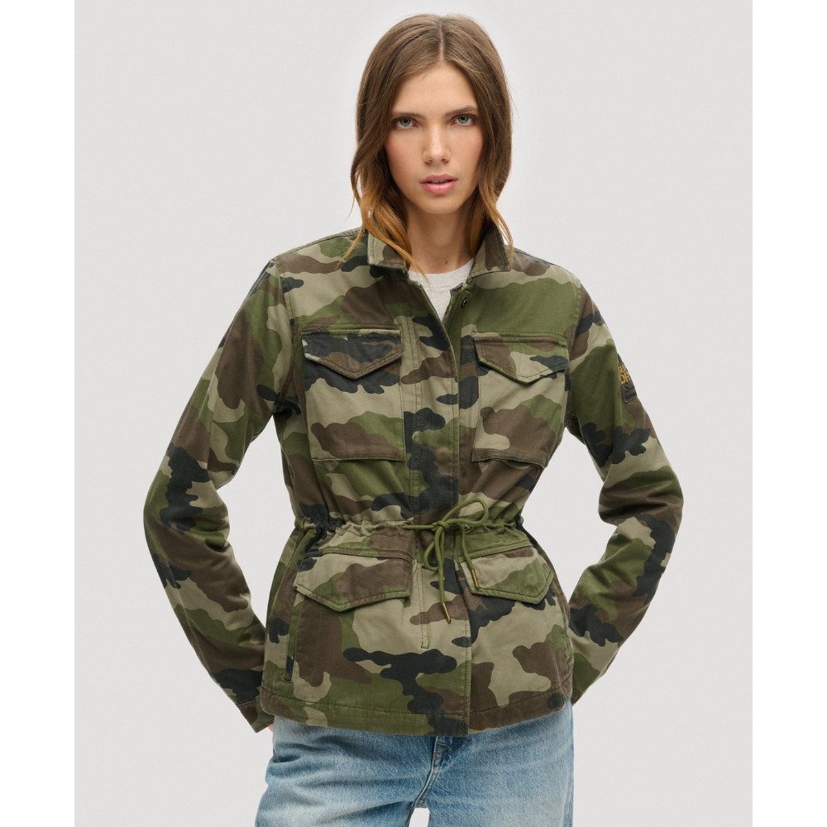 Veste militaire M65 vert camouflage français, SUPERDRY