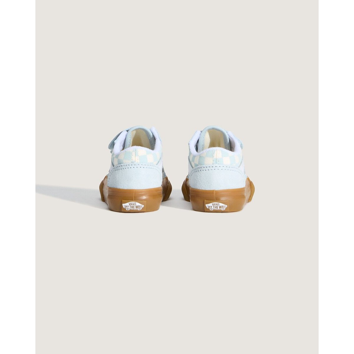 Sapatilhas com velcro OLD SKOOL V azul claro/branco, VANS