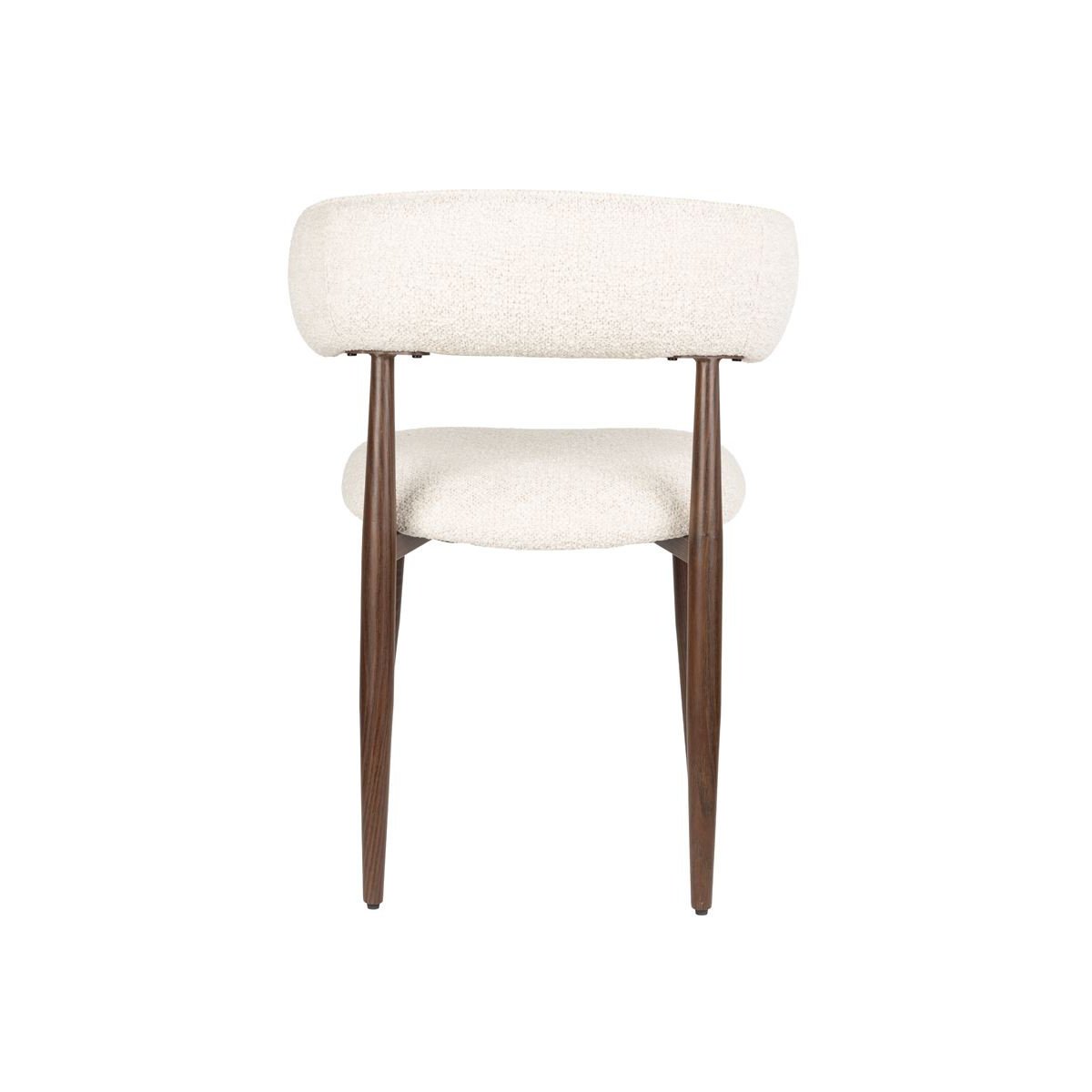 Chaise design empilable en tissu (lot de 2), STANLEY beige, BOITE A DESIGN