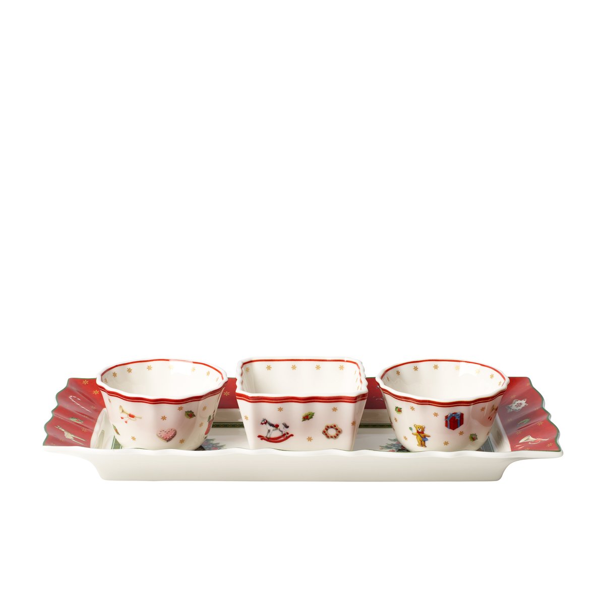 Coupelles Dip, Set 4Pcs TOY'S DELIGHT rouge, VILLEROY & BOCH