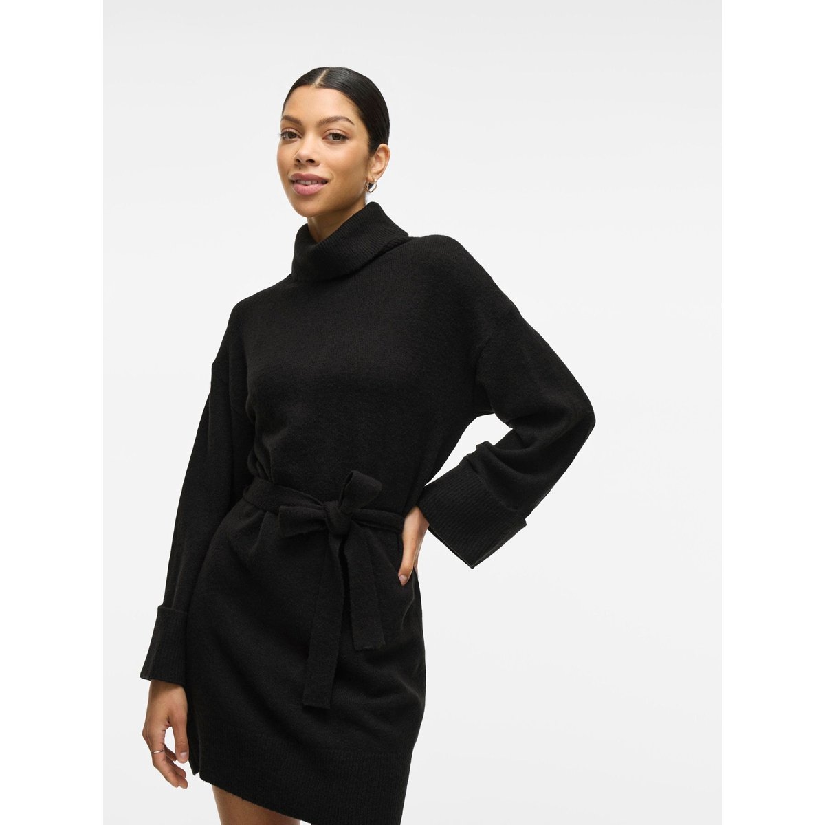 Robe En Maille noir - black, VILA