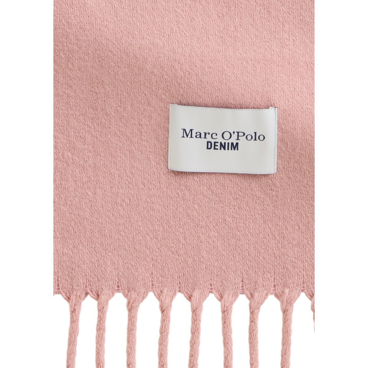 Écharpe en laine avec de longues franges rose bonbon, MARC O’POLO DENIM