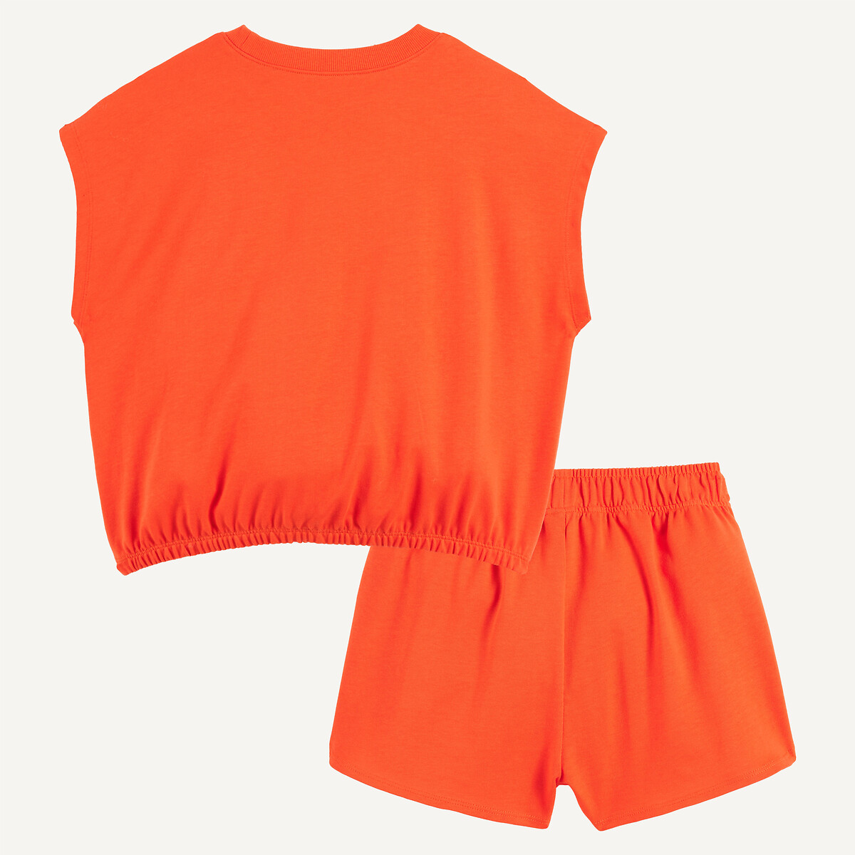 Jersey T-Shirt/Shorts Outfit red, LA REDOUTE COLLECTIONS