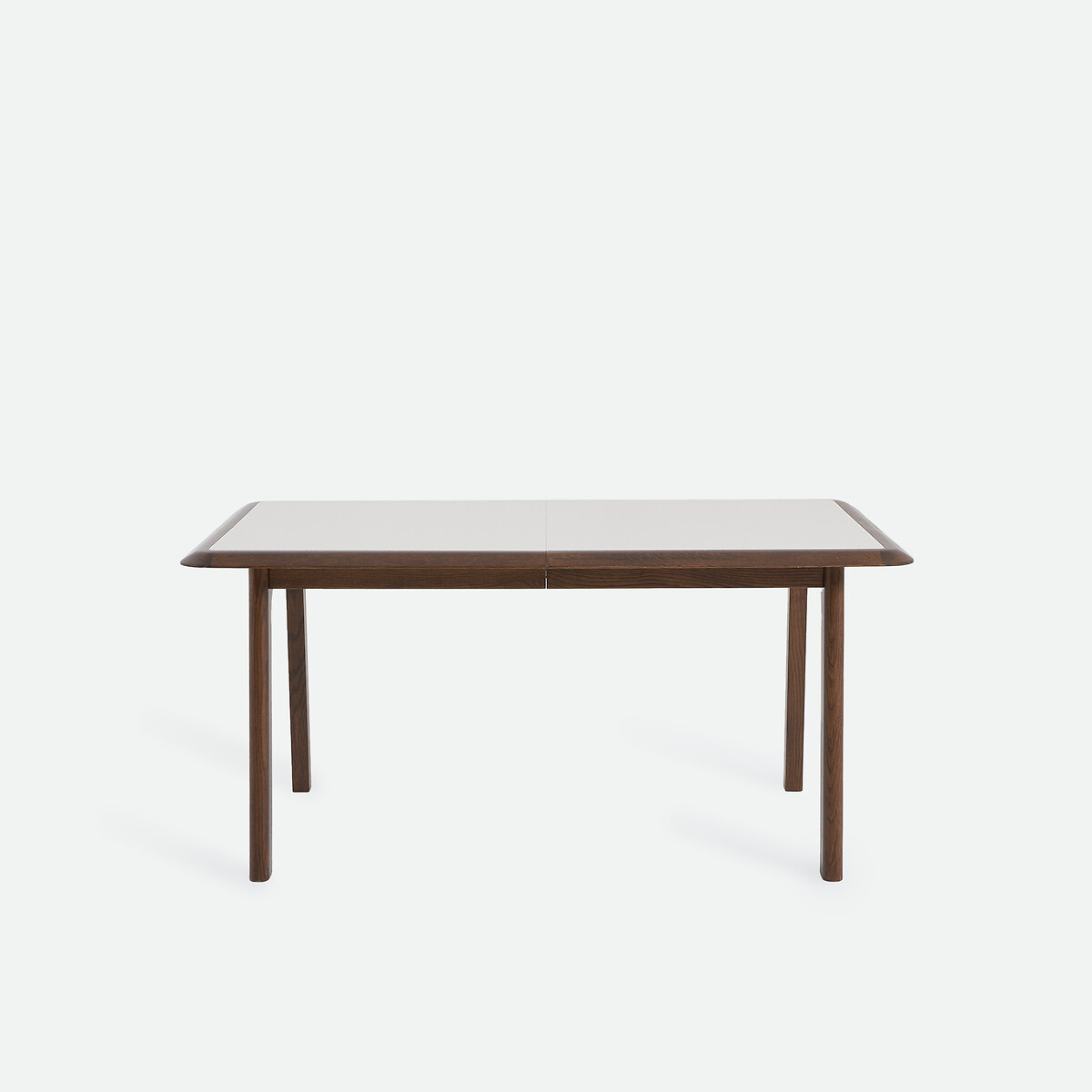 Table à manger extensible, bi-matière, 6 à 12 personnes, ALTEA noyer/beige, LA REDOUTE INTERIEURS