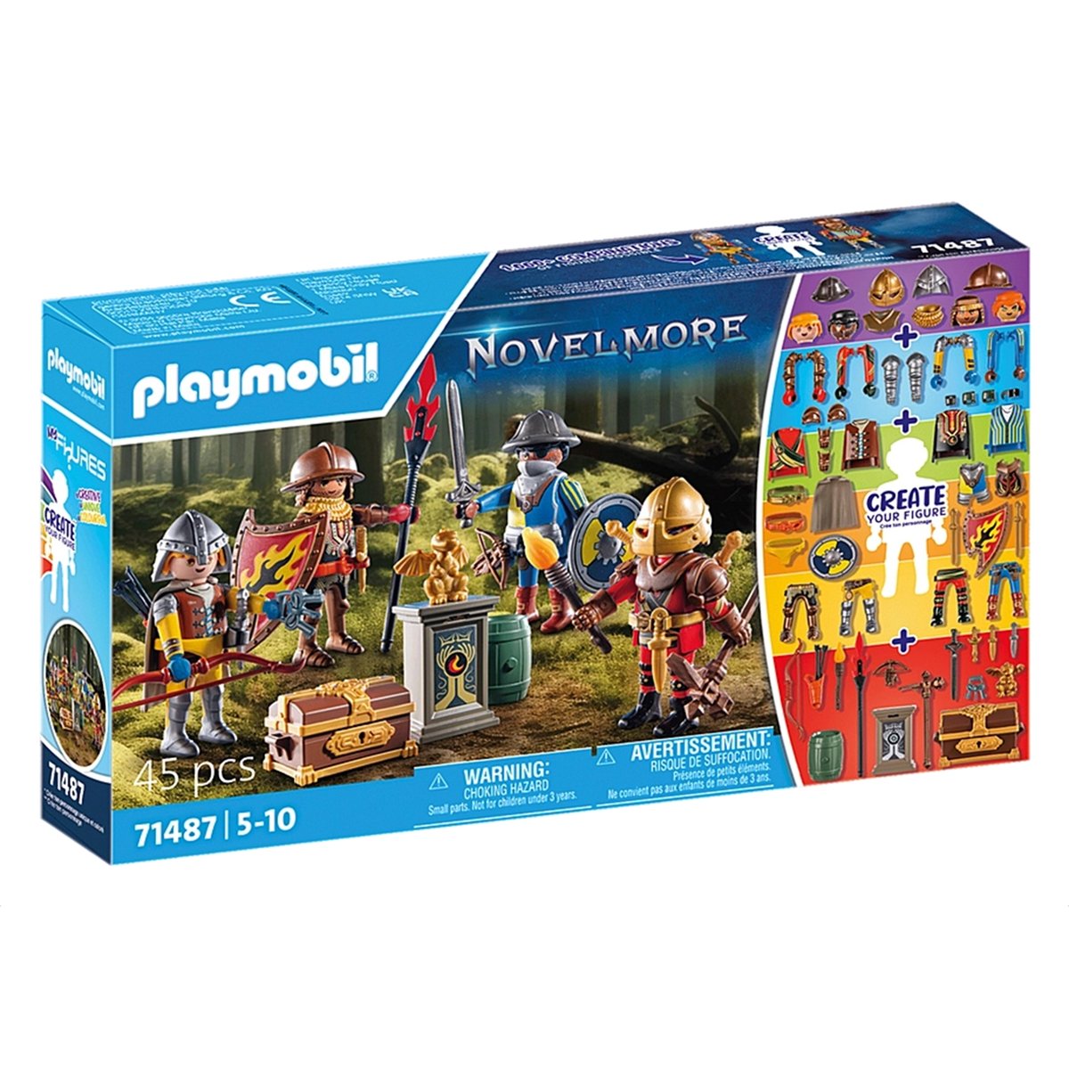 My Figures : Chevaliers multicolore, PLAYMOBIL