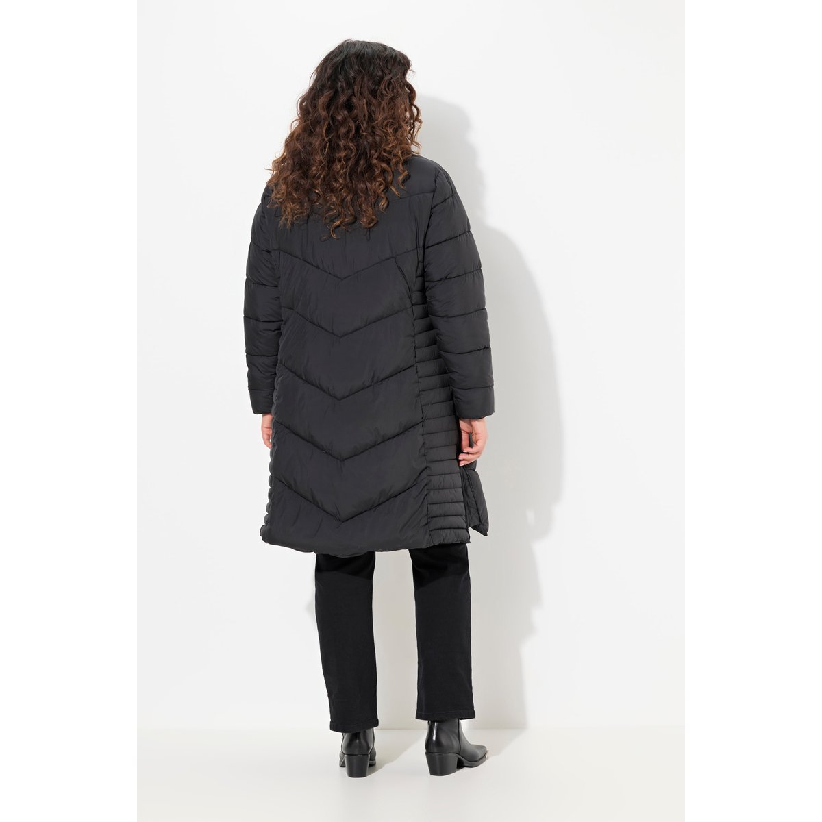 Manteau matelassé HYPRAR, tissu déperlant noir, ULLA POPKEN
