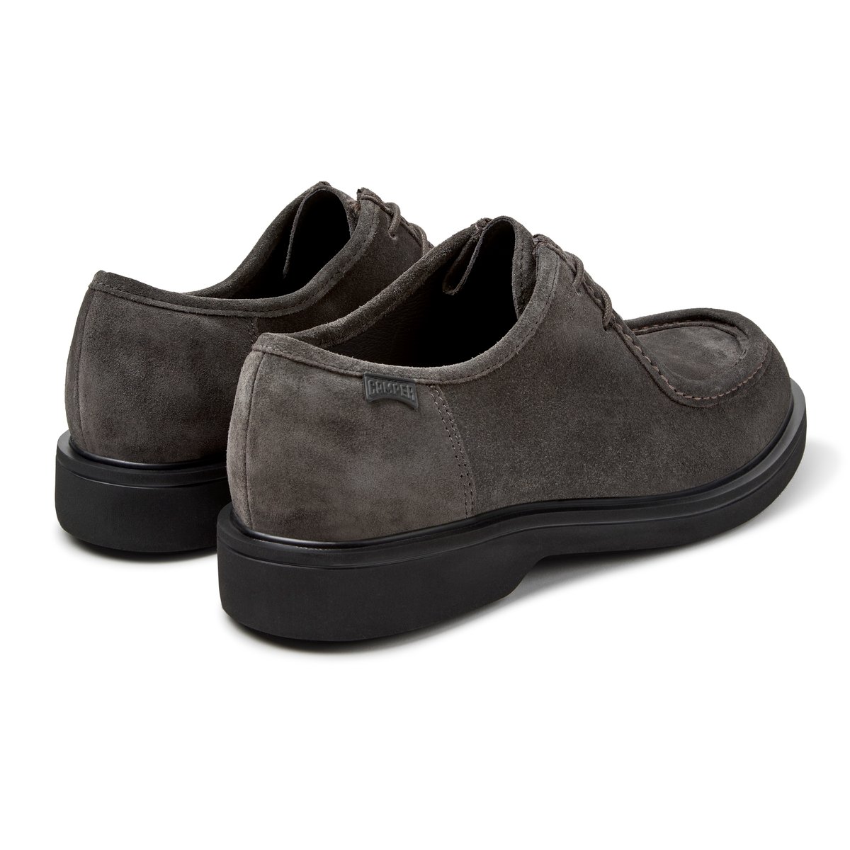 Derbies Norman Suede Leather gris fonc05, CAMPER