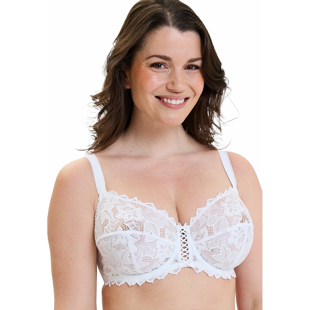 Omsluitende beugel-BH, Arum wit, SANS COMPLEXE