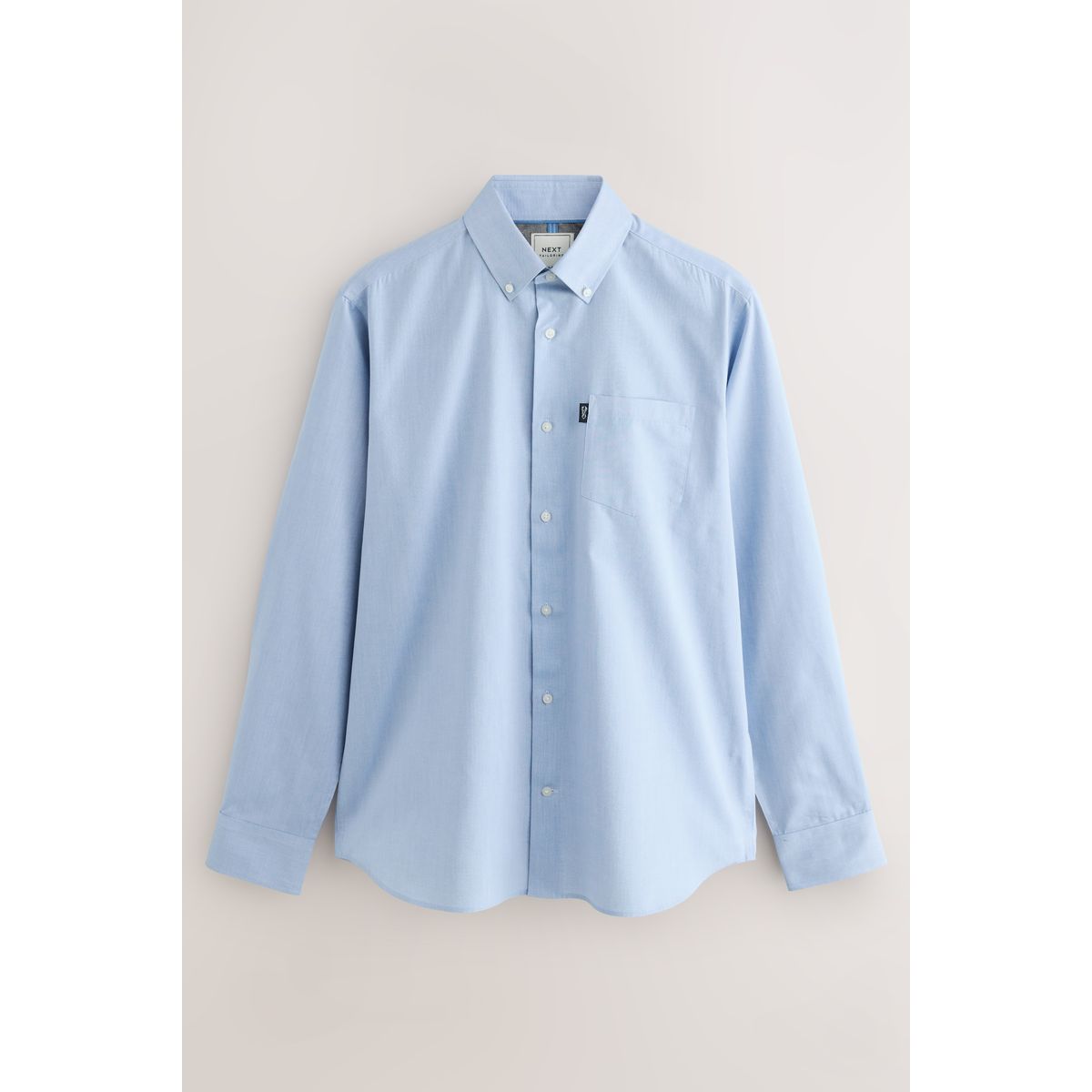 Chemise oxford boutonnée bleu clair, NEXT