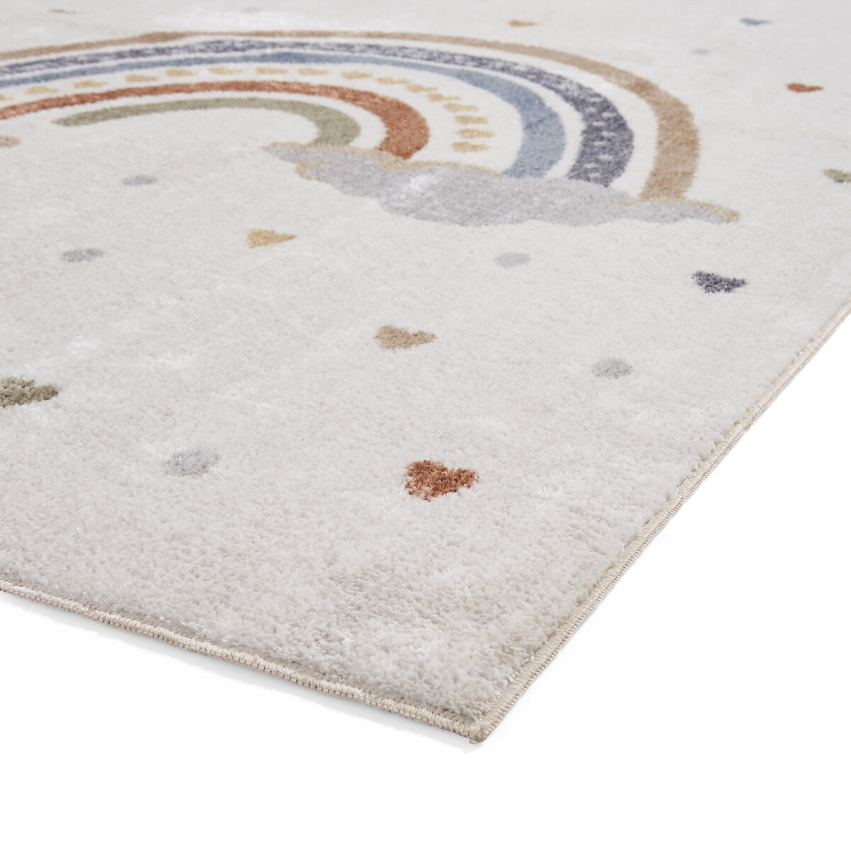 Kids Washable Rainbow and Cloud Rug multi-coloured, SO'HOME