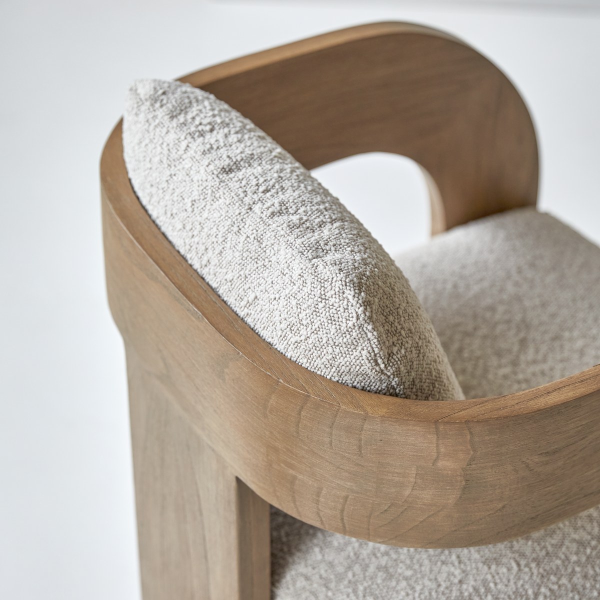 Chaise en Mindi clair massif, BOTI beige, TIKAMOON