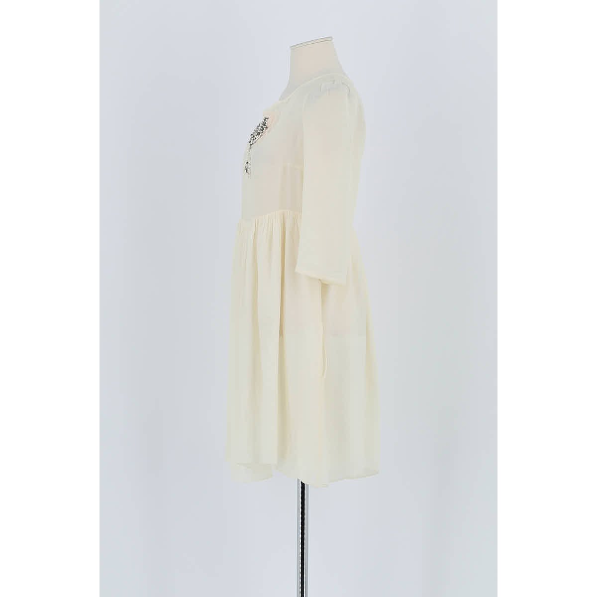 Robe - Bon État ecru, SANDRO