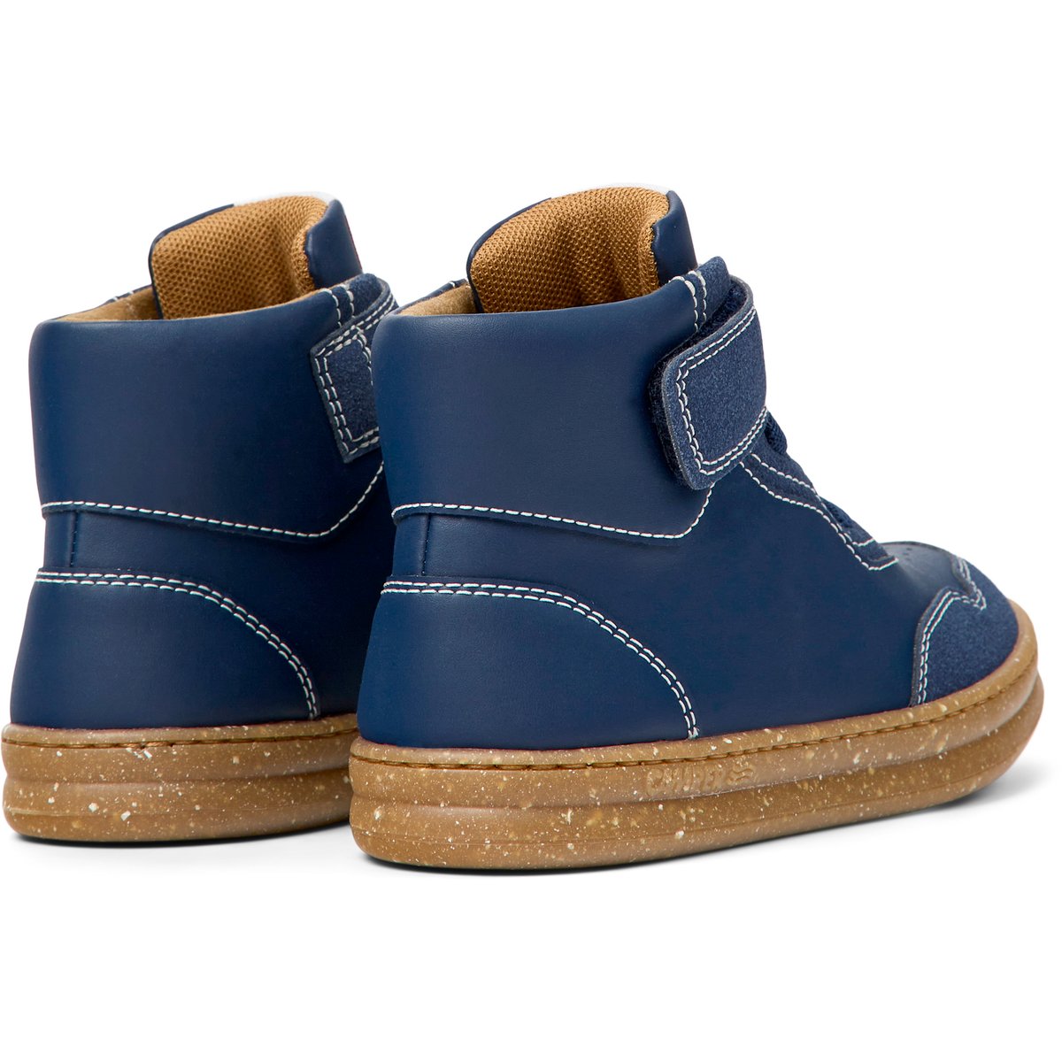 Baskets Runner Four cuir bleu foncé, CAMPER