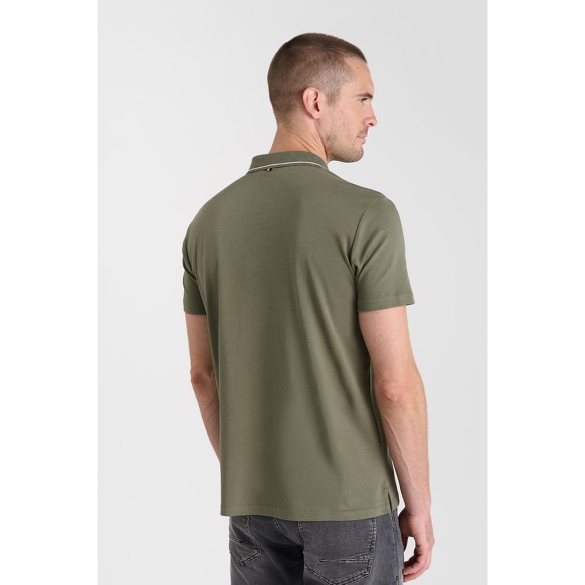 Polo manches courtes col tipped lizard, LE TEMPS DES CERISES