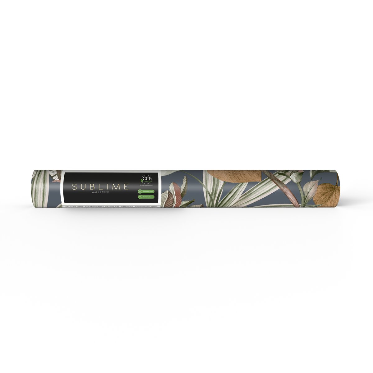 Papier peint feuillage tropical Amalia multicolore, SUBLIME