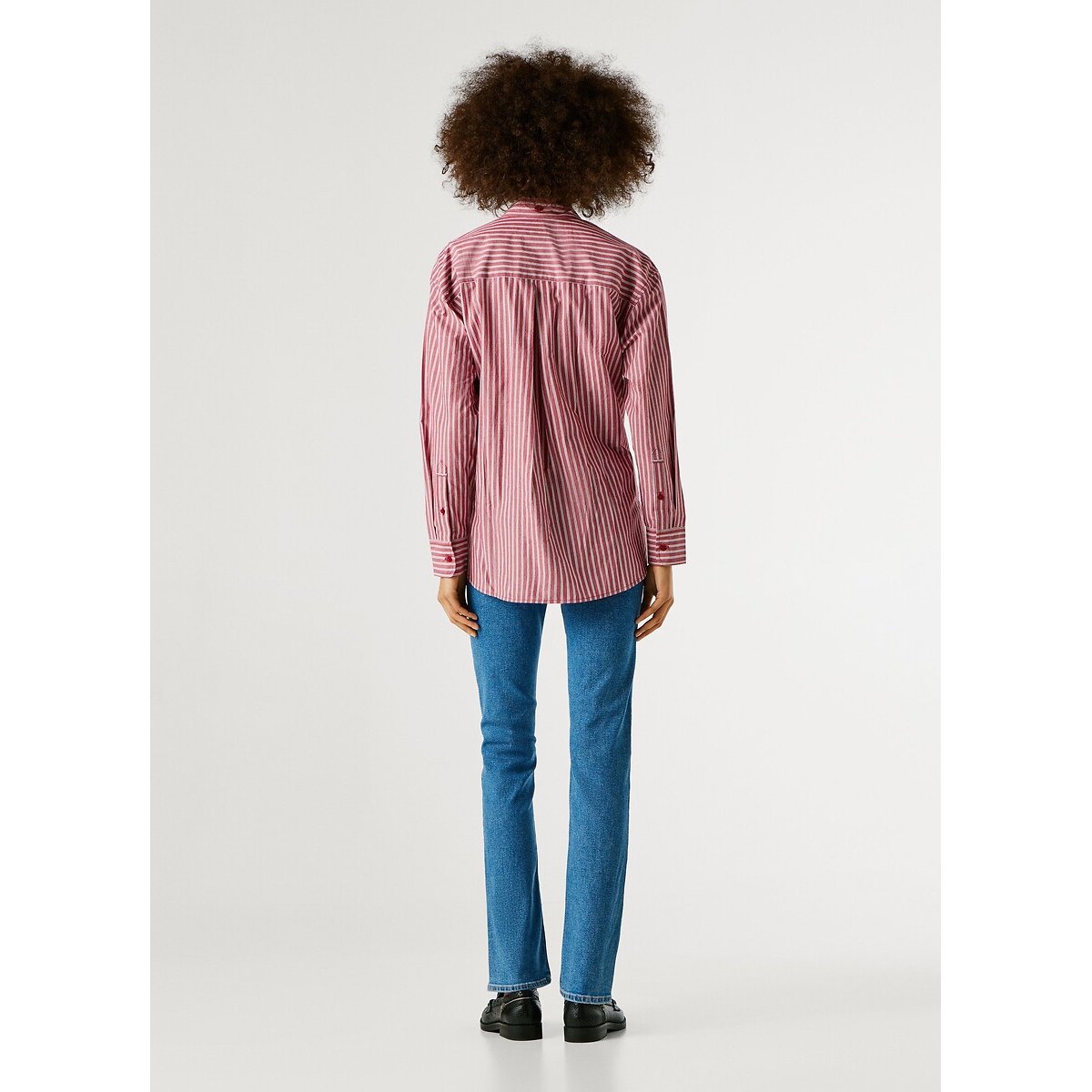 Chemise à rayures rayé rouge, PEPE JEANS