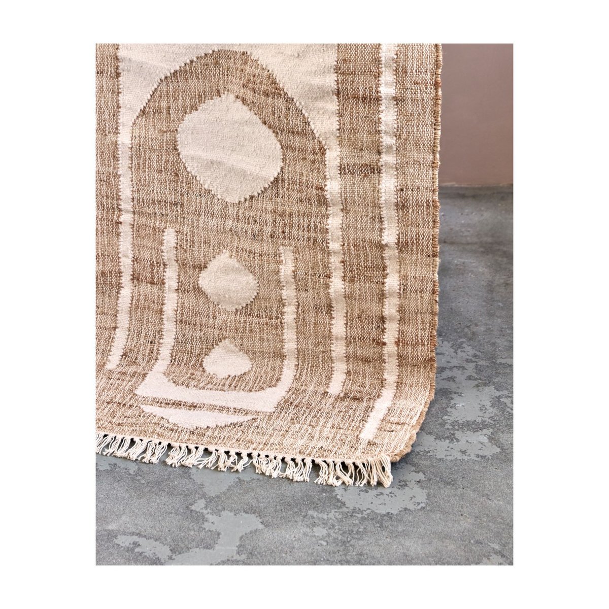 Tapis en laine Rostro nature, blanc cassé, HOUSE DOCTOR