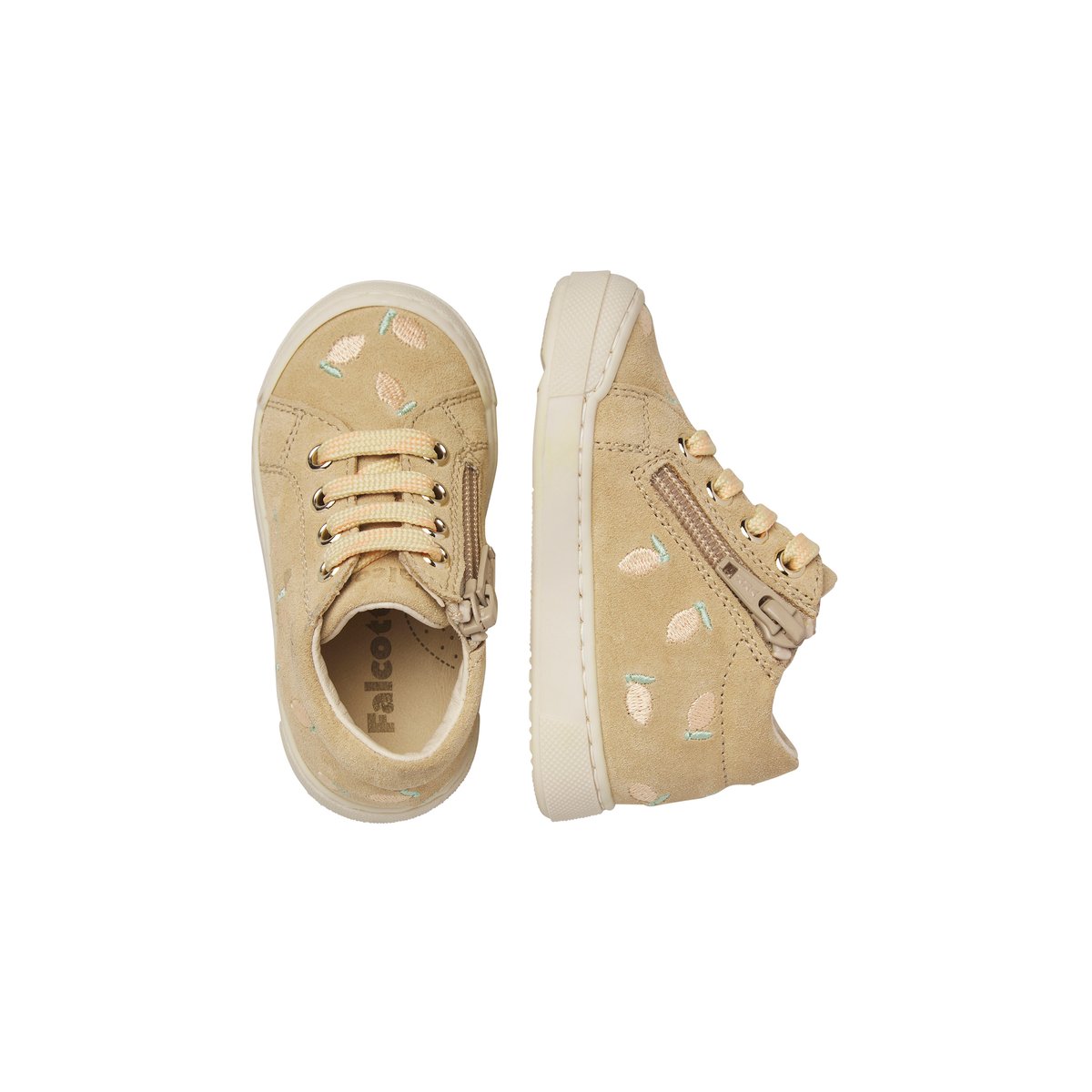 Sneakers en daim SNOPES EMBR.LEMONSODA ZIP marron clair-, FALCOTTO
