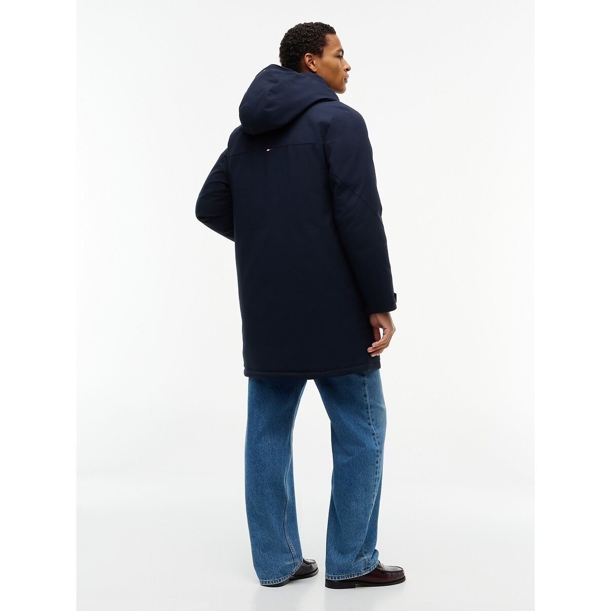 Parka à capuche bleu marine, TOMMY HILFIGER