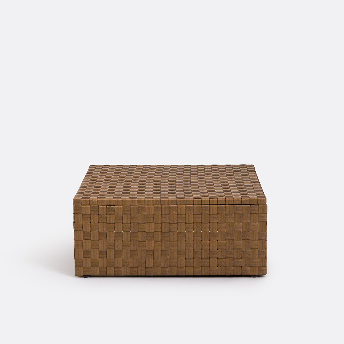 Alzéna Woven Resin Garden Coffee Table brown, LA REDOUTE INTERIEURS