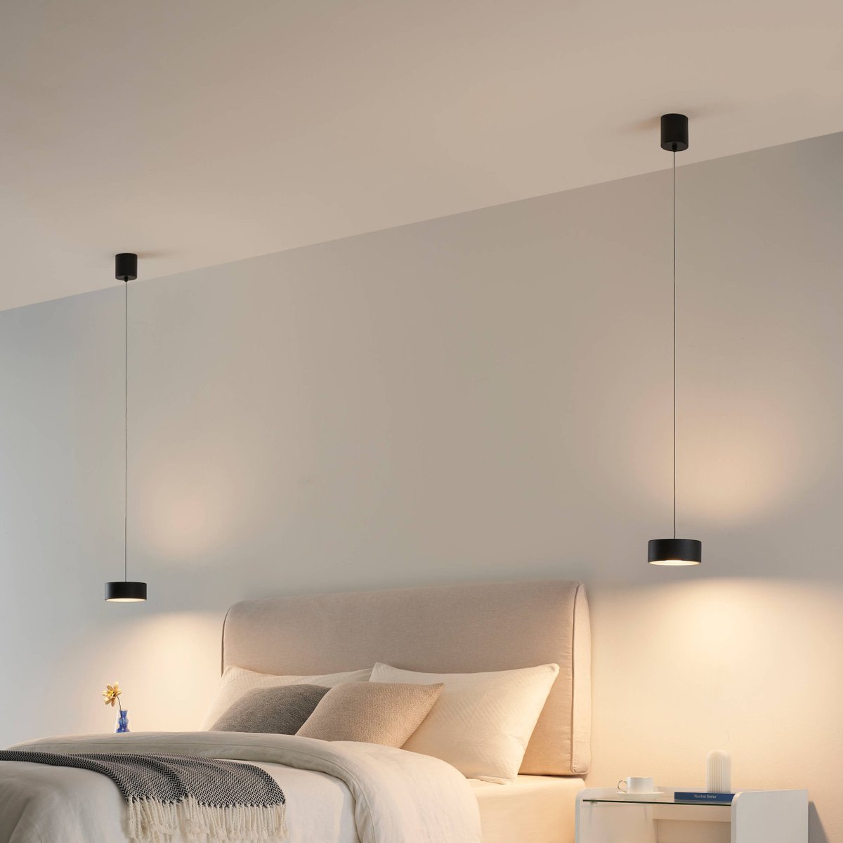 Suspension spot LED hauteur réglable - PRINS noir, KOSILUM