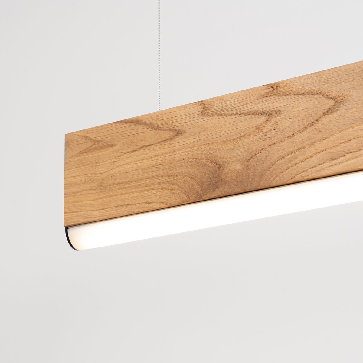 Suspension Bois Chêne LED 1 Lykke chêne, EDEN