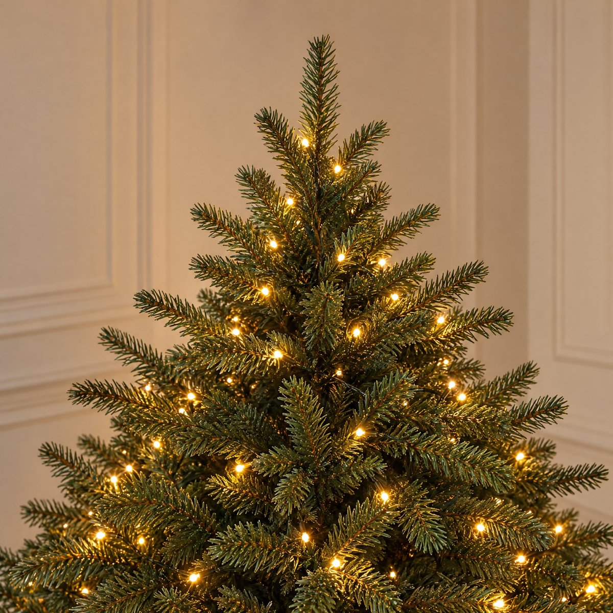 Sapin de noël à led décoratif artificiel H180 FLUFFY vert, SIA