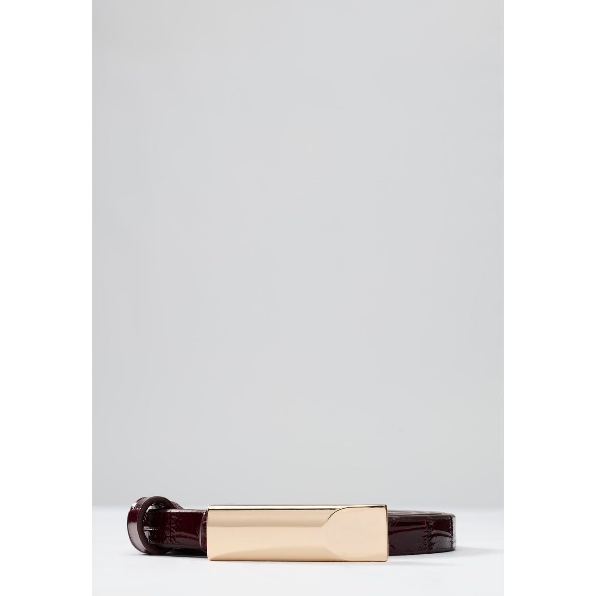 Ceinture En Cuir Véritable bordeaux, GUESS