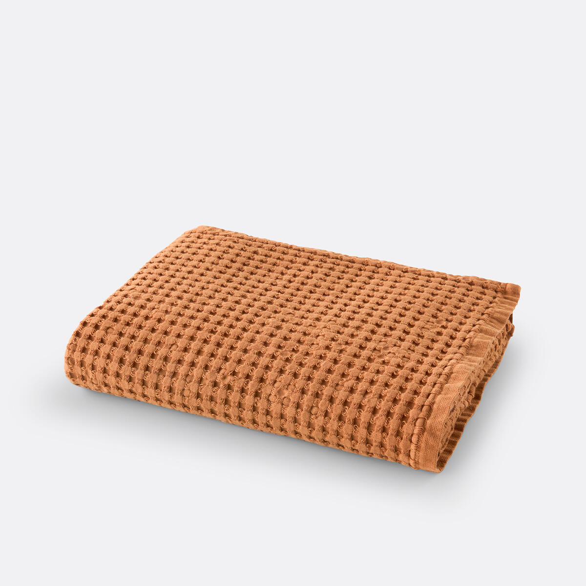 Toalla de algodón nido de abeja Tifli caramelo, LA REDOUTE INTERIEURS