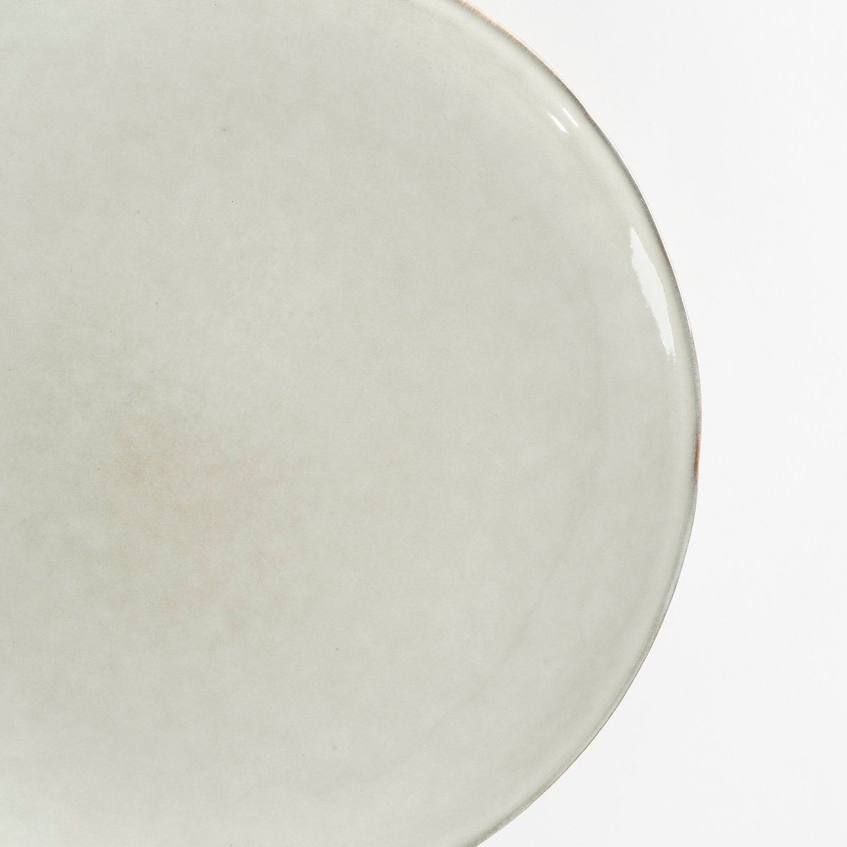 Assiette de diner TABO gris, MICA DECORATIONS