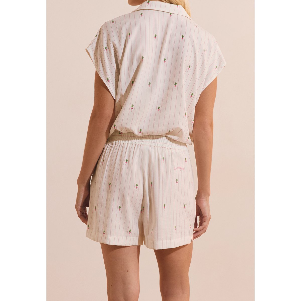 Short de pyjama à motifs THRYSE blanc, ETAM