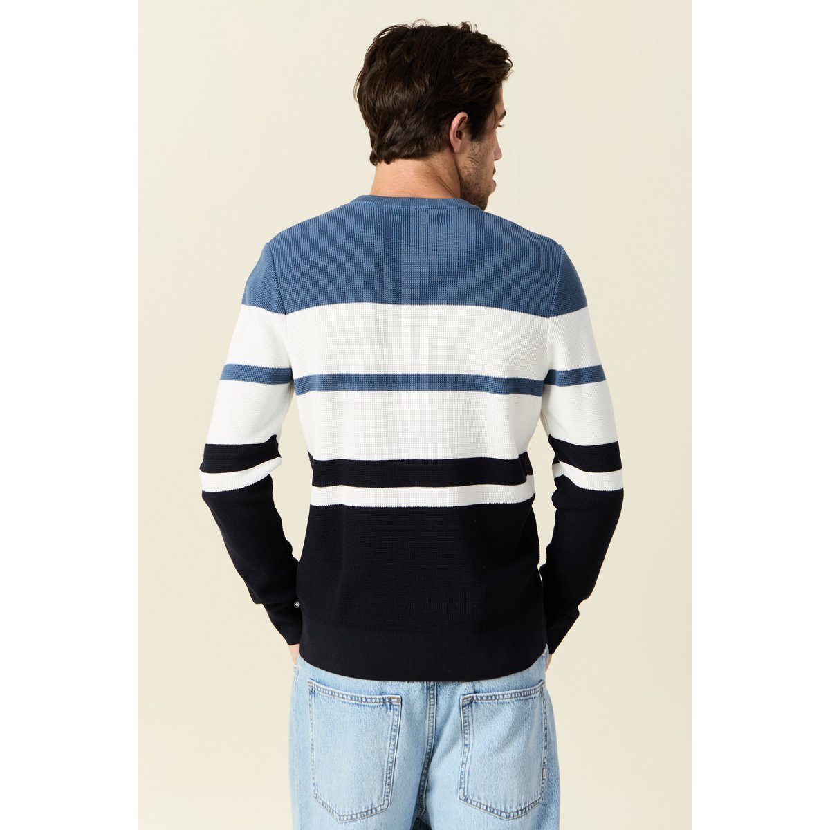 Pull manches longues ecru, BONOBO