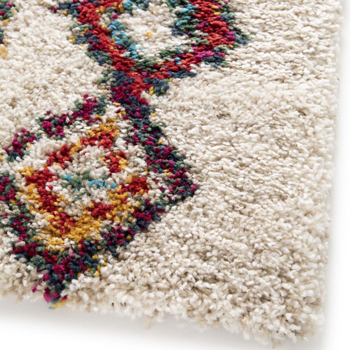 Tapis d'inspiration berbère à motif ethnique- ZAZY multicolore, DRAWER