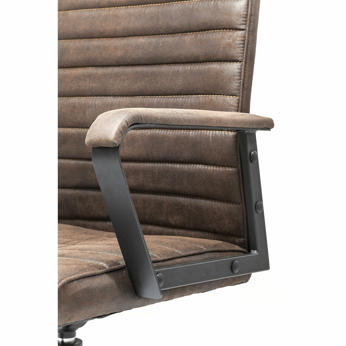 Chaise de bureau pivotante Labora marron marron, KARE DESIGN