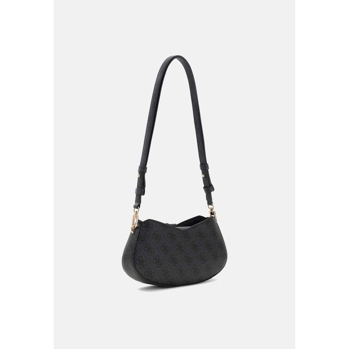 Mini Sac À Épaule Logo Yvonne gris, GUESS