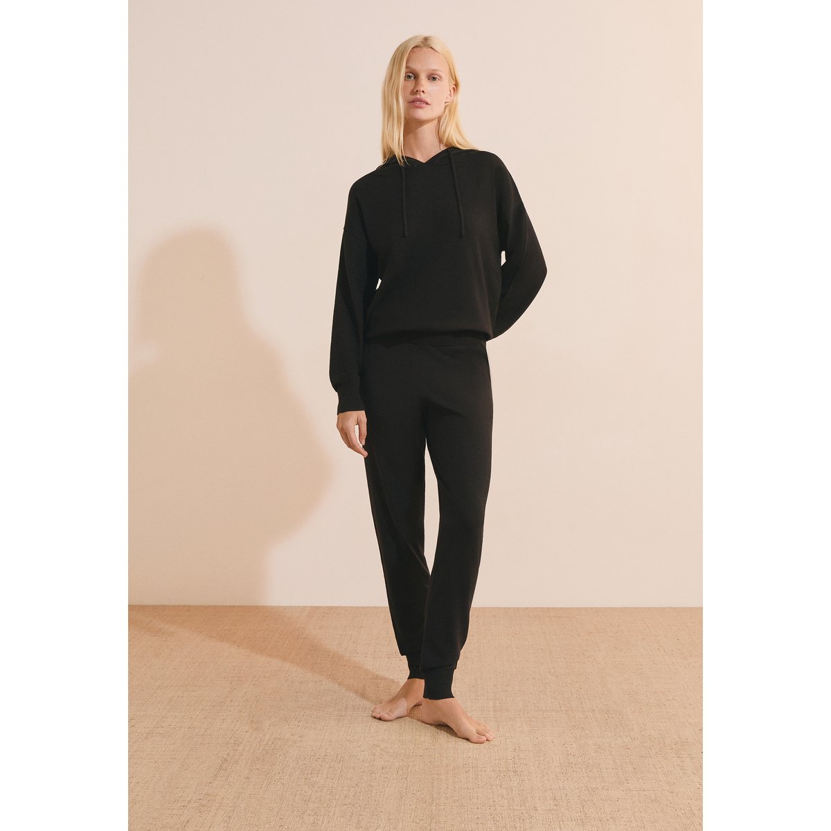 Sweatshirt de pyjama BELYS noir, ETAM
