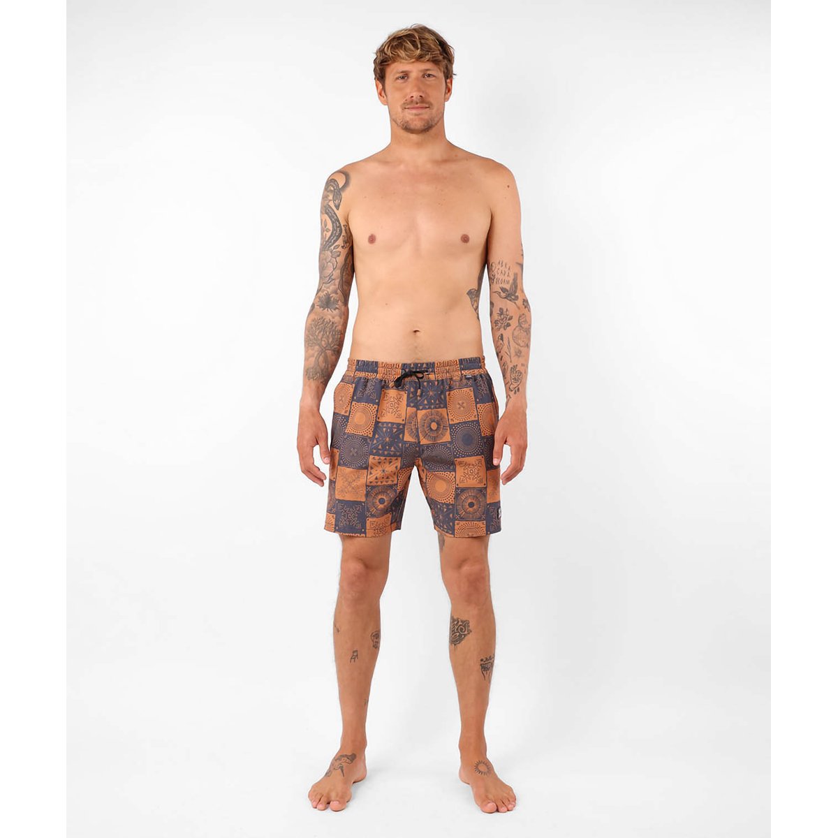 Beach short stretch effet lavé CHEERS moka, OXBOW