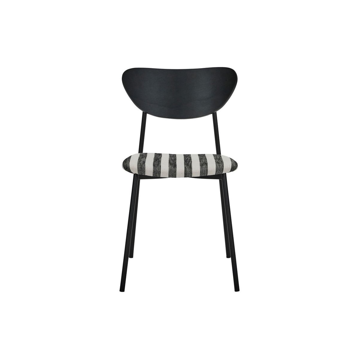 Chaises Must lot de 2 noir, blanc cassé, HOUSE DOCTOR