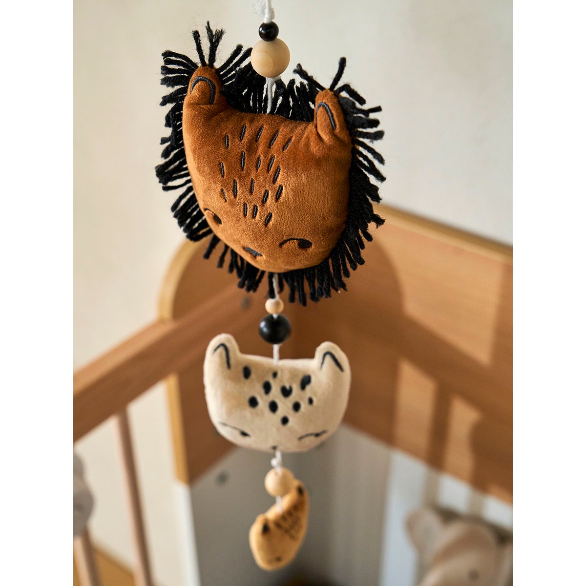 Mobile musical Animaux ETHNIC beige, VERTBAUDET