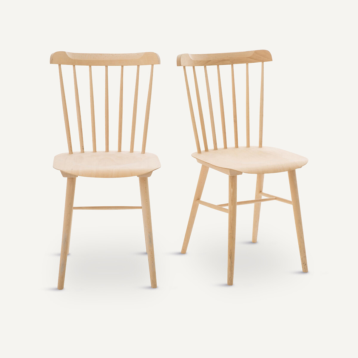 Lot de 2 chaises, Ivy naturel, AM.PM