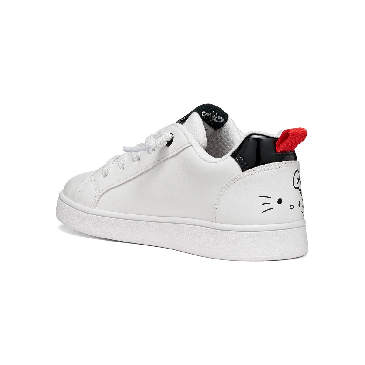 Baskets J ECLYPER blanc/noir, GEOX