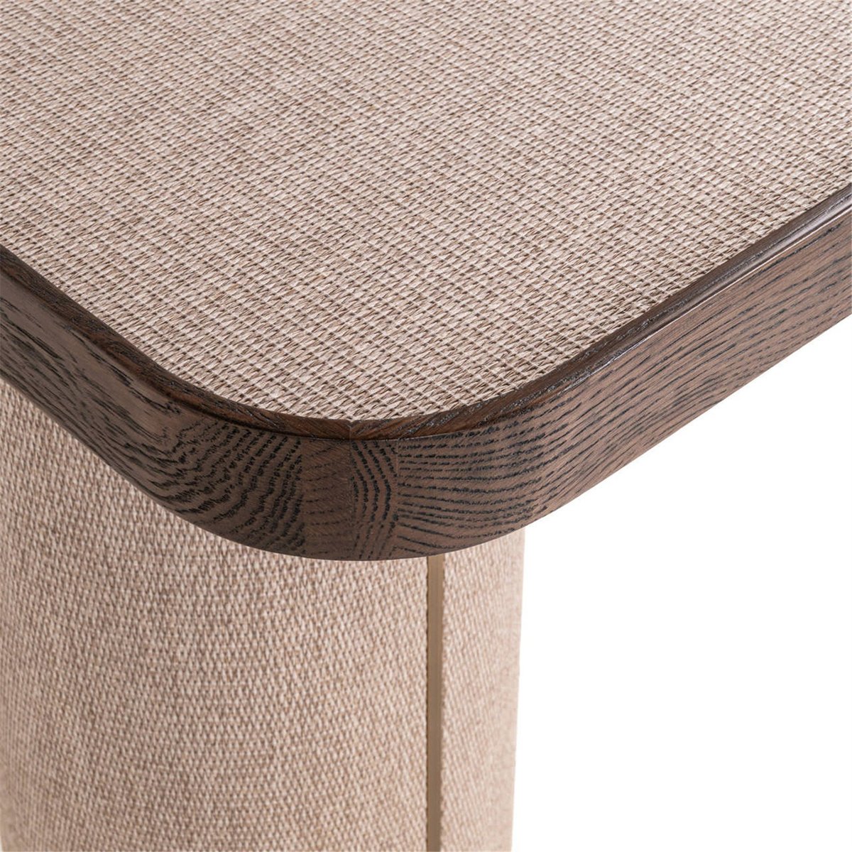Console en chêne collection WILLOX beige et bois foncé, RECOLLECTION