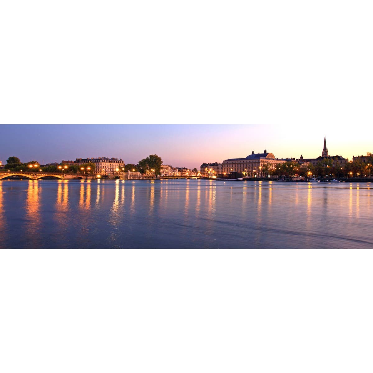 Tableau Mural Bayonne De Nuit CONTEMPORAIN URBAIN tableaux sur toile-bleu, CEANOTHE