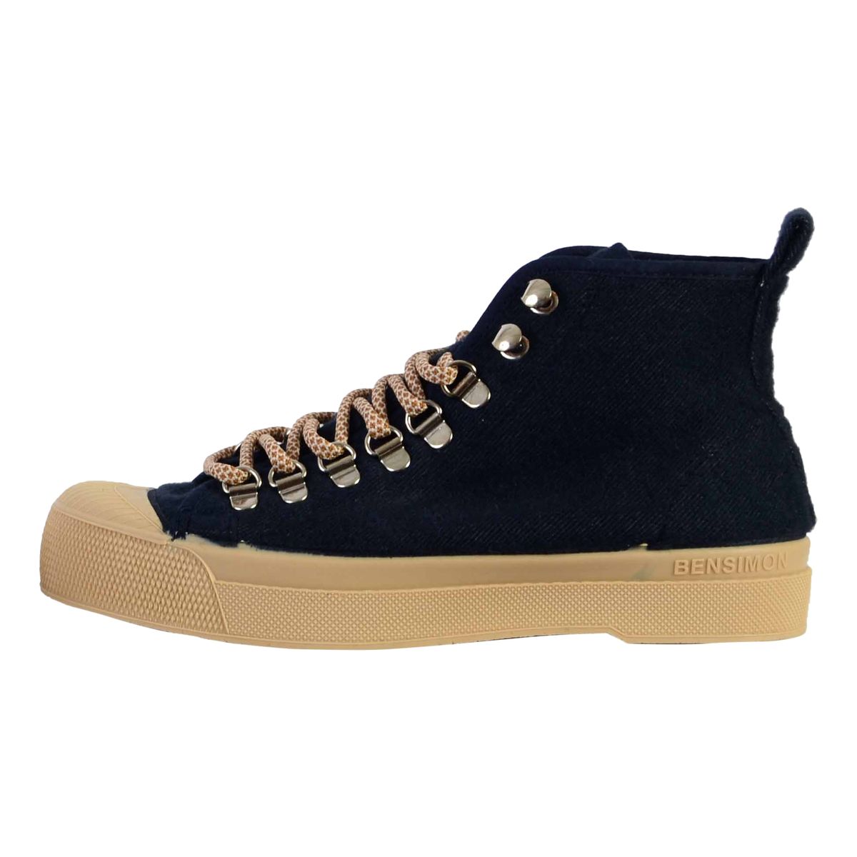 Tennis Lacets Stella Wool marine, BENSIMON.