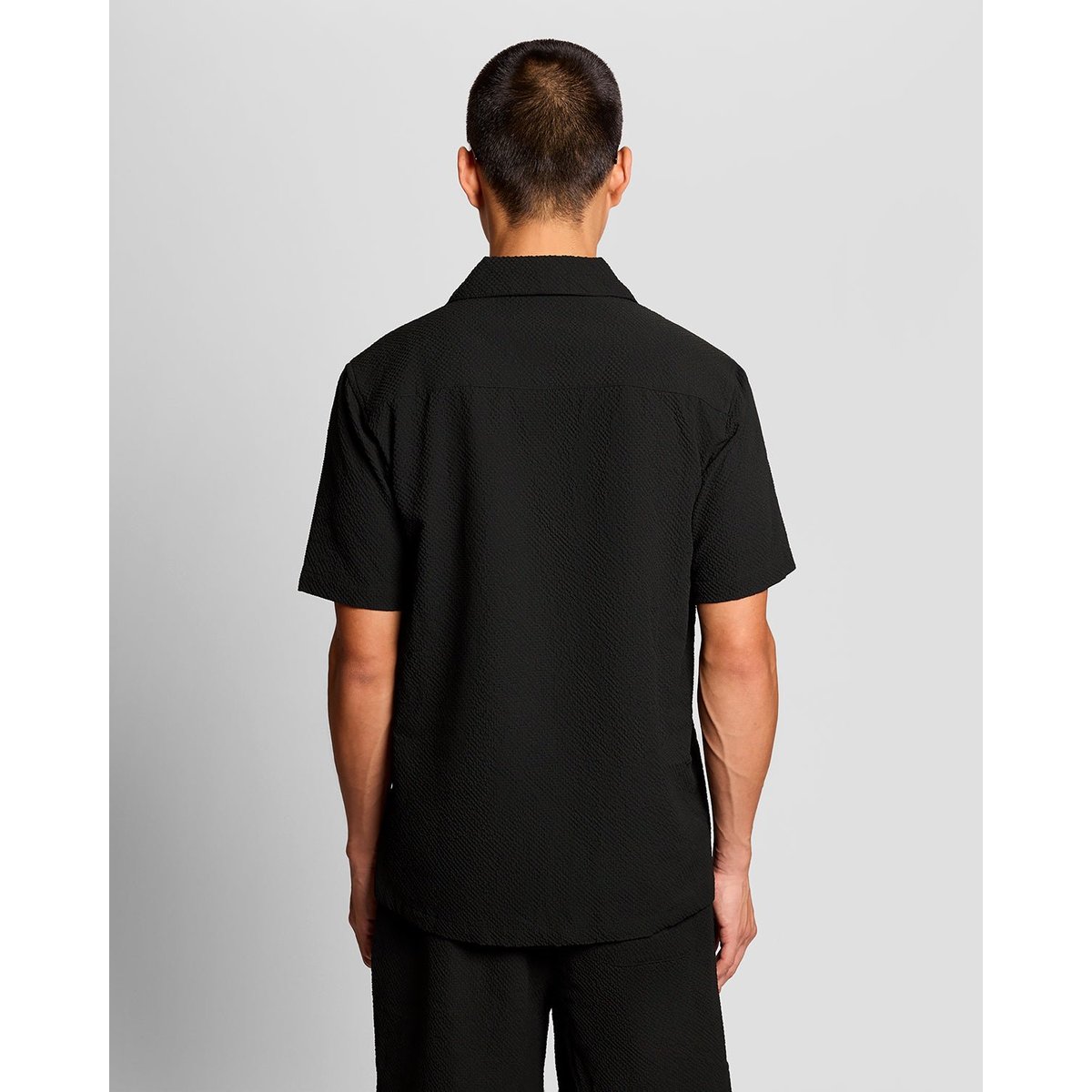Chemise resort manches courtes noir jais, LYLE & SCOTT